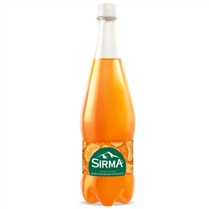 Sırma Doğal Zengin Mineralli Maden Suyu Mandalina Lezzeti 1L 	