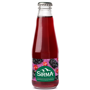 Sırma Doğal Zengin Mineralli Maden Suyu Karadut & Frenk Üzümü Lezzeti 200 ml